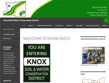 Tablet Screenshot of knoxswcd.org